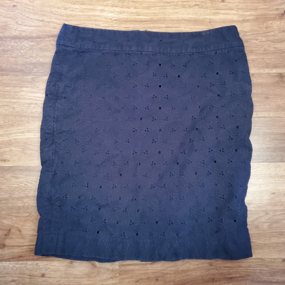 Talbots Size 6P Cotton Floral Skirt
